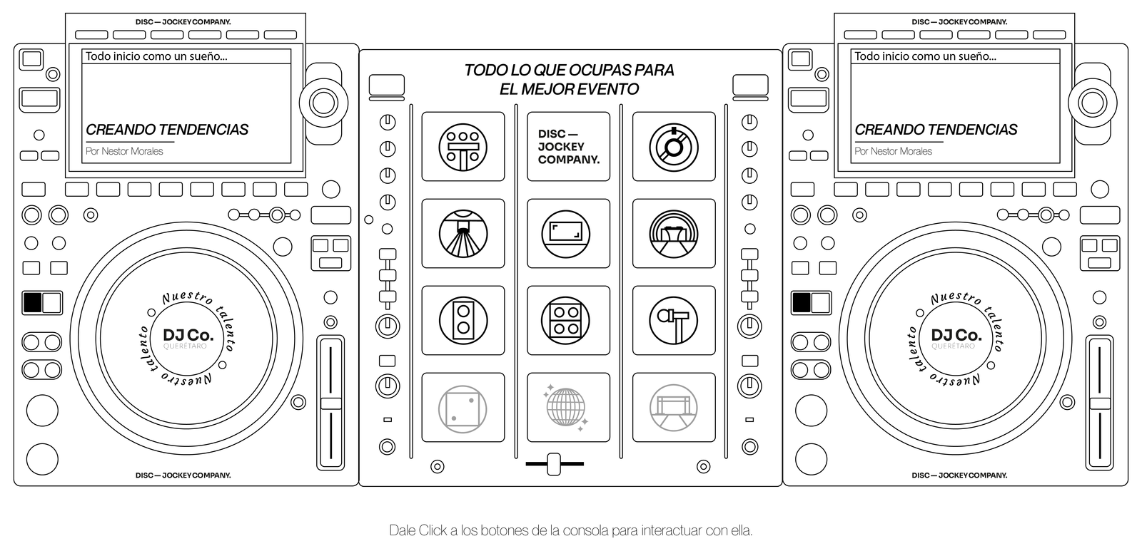 Consola principal Bajio DJCO